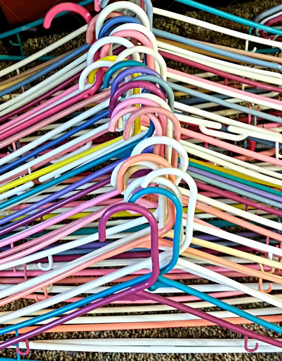 Colorful Clothes Hangers!