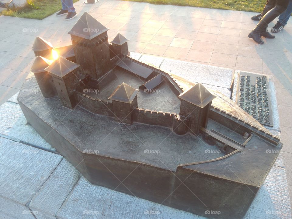 Model of the fortress Kalemegdan