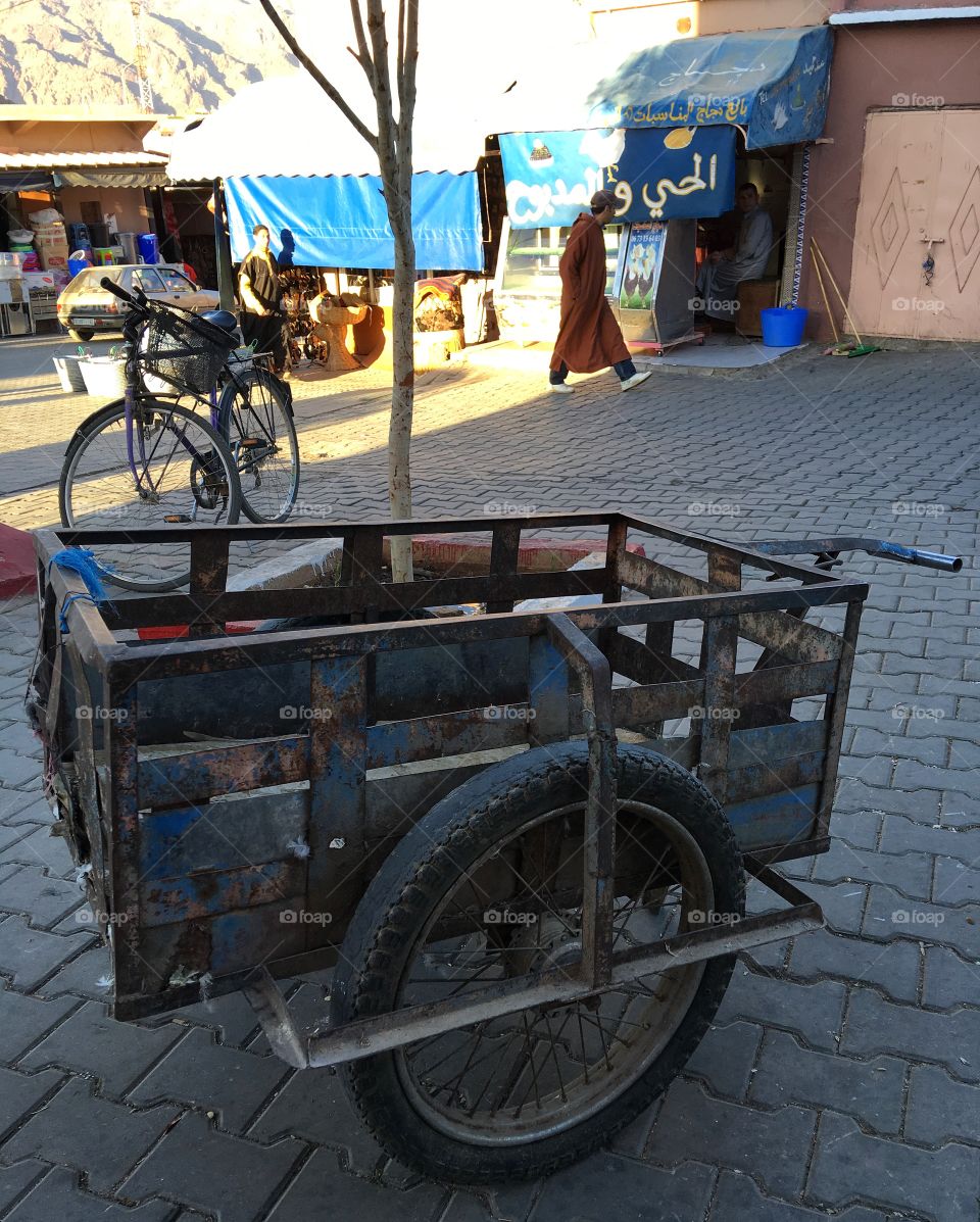 Wheel, Cart, Bike, Vehicle, Street