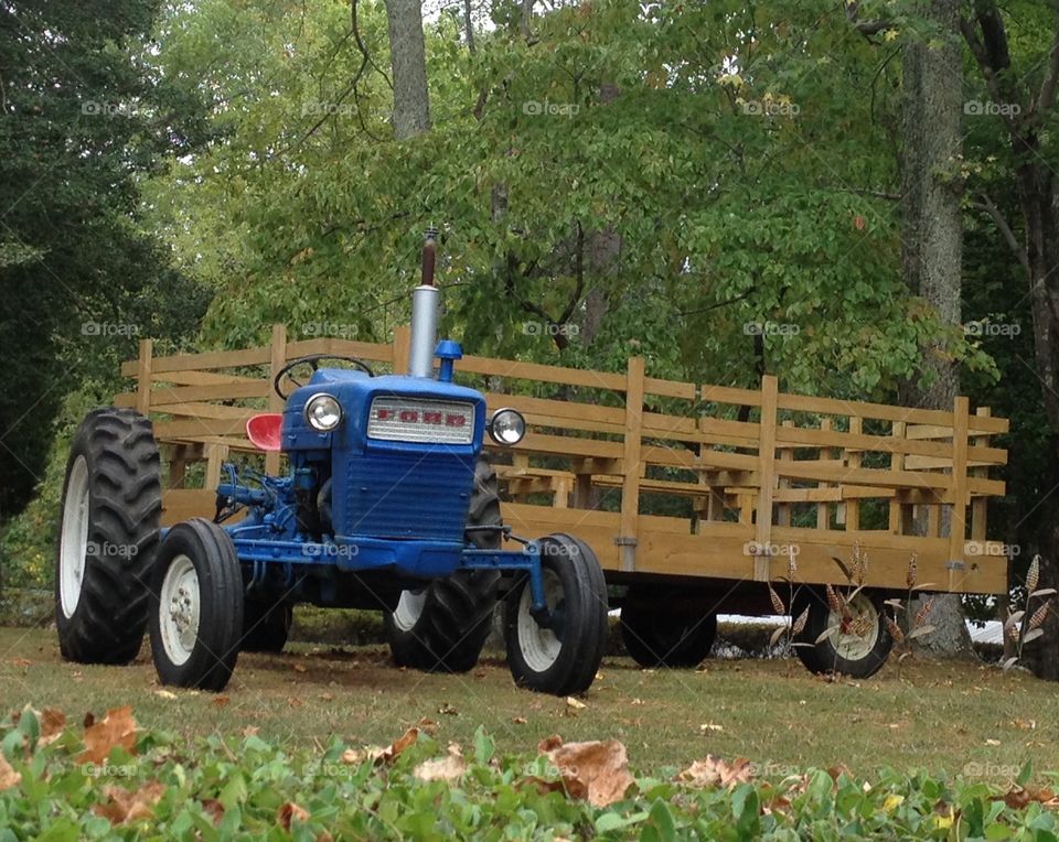 Tractor Ready For Hayrides