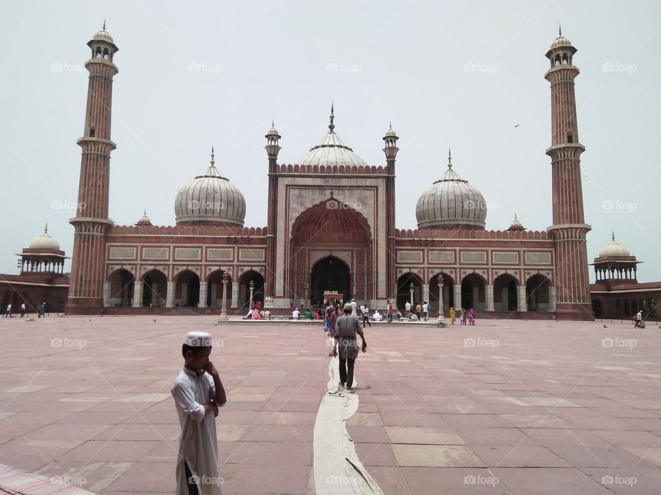 Jama Masjid at Delhi, India