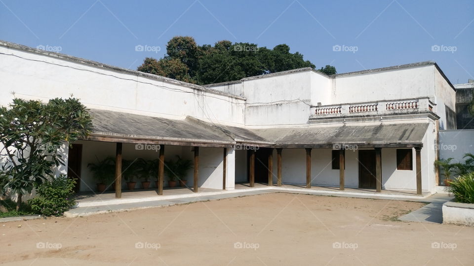 old servant cottages situated in chawmohalla palace hyderabad india