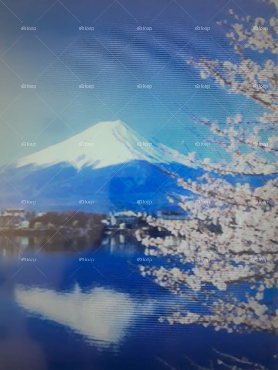 paisagem montanha gelada no fundo