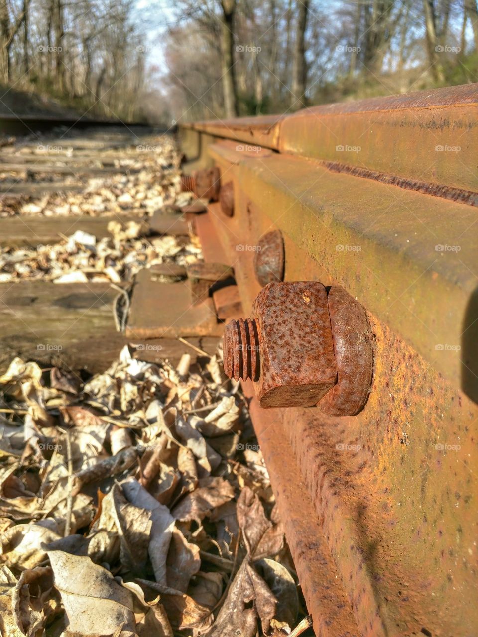 bolts and trains . just walking around