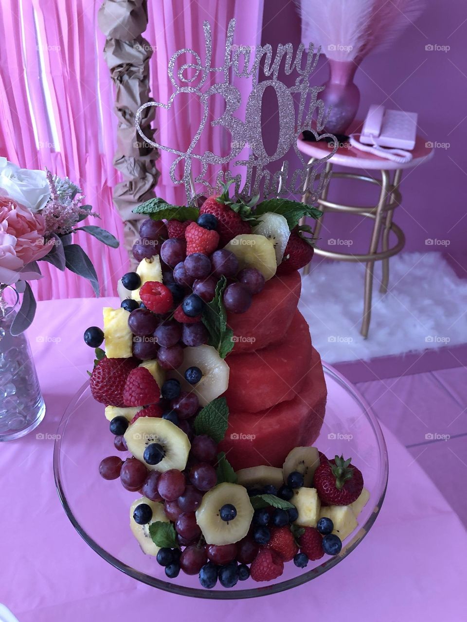 A Watermelon Fruit Cake