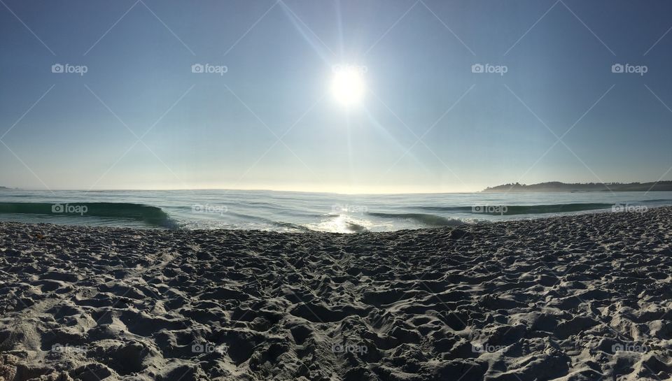 Panorama Carmel beach