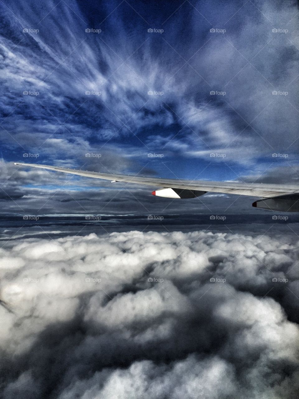 Sky and Flight, speed through clouds