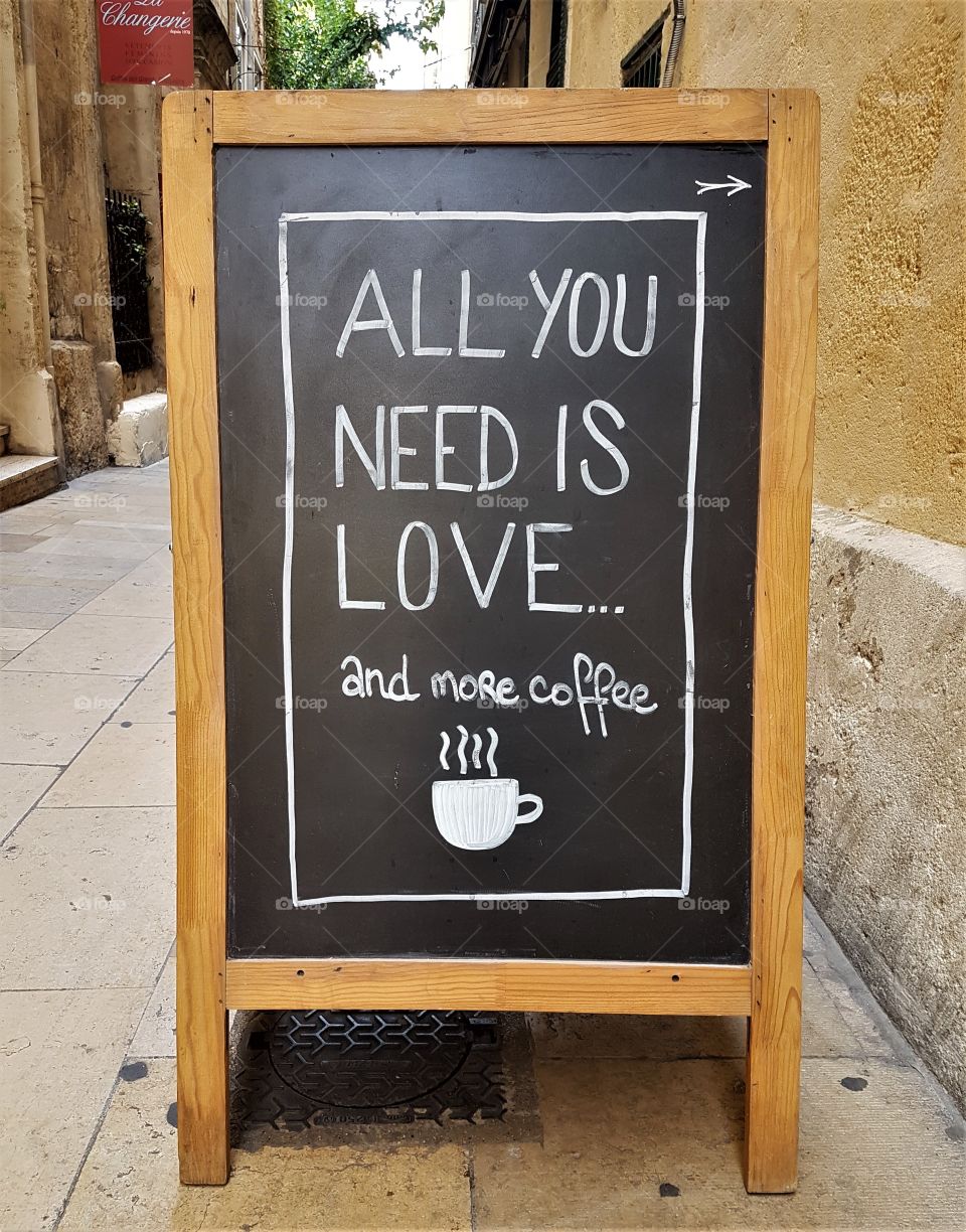 All you need is love and more coffee!