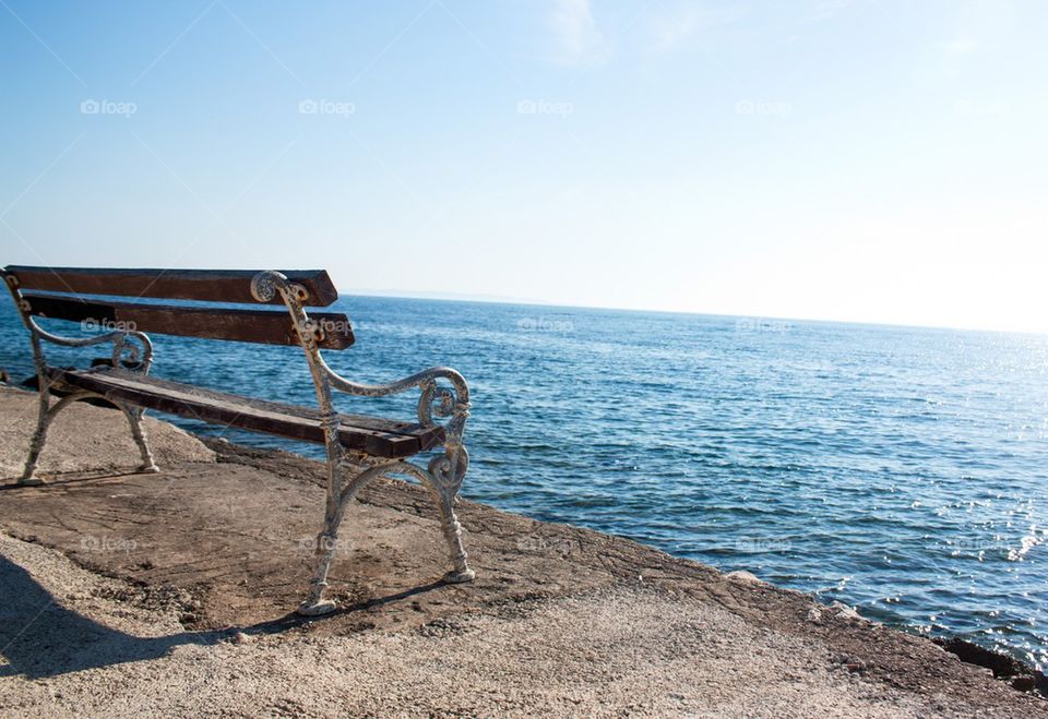 Ocean bench