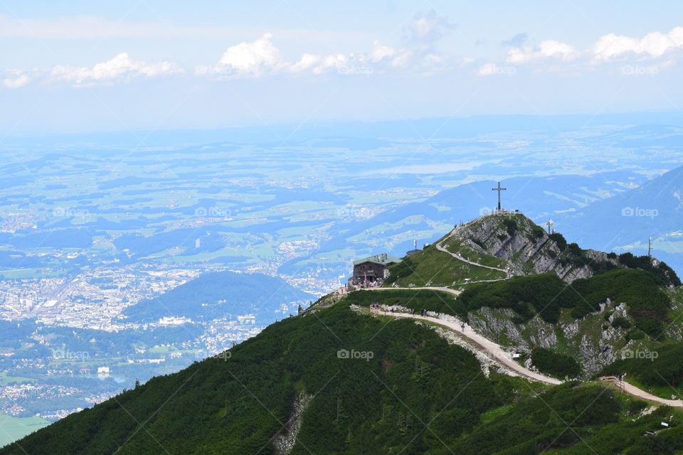 Hiking on the mountains of Salzburg.