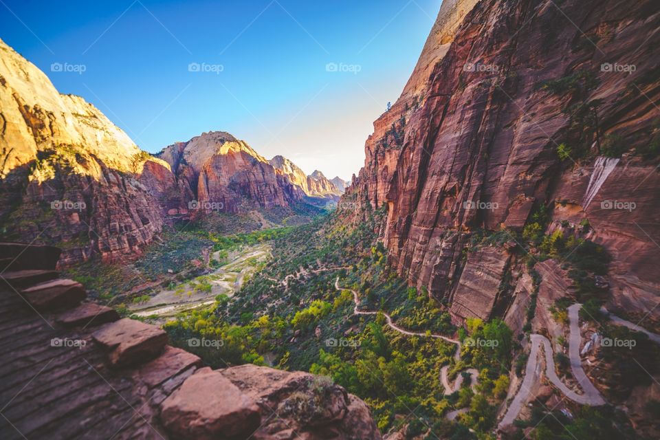 Heading up to angels landing 