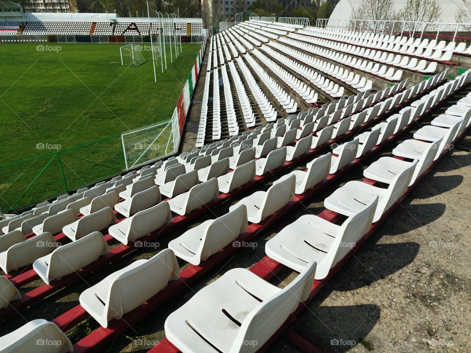 Angle perspective - stadion seats