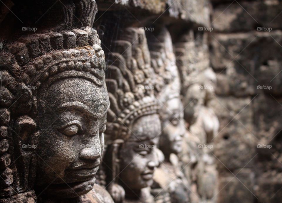 Carvings in Siam Reap 