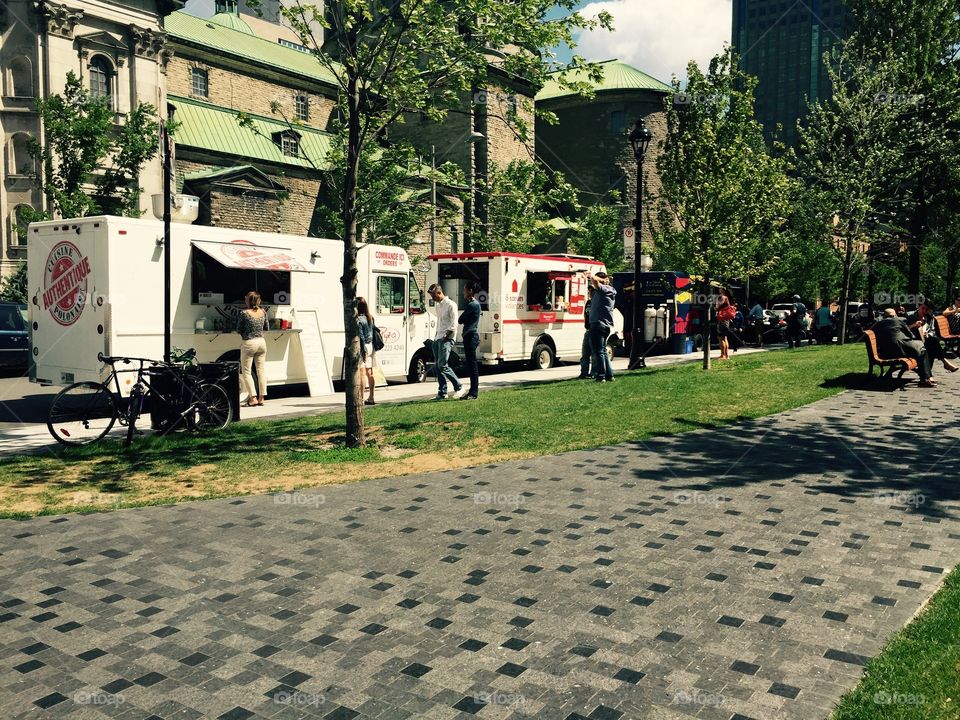 Food Trucks at Square Dorchester, Montréal