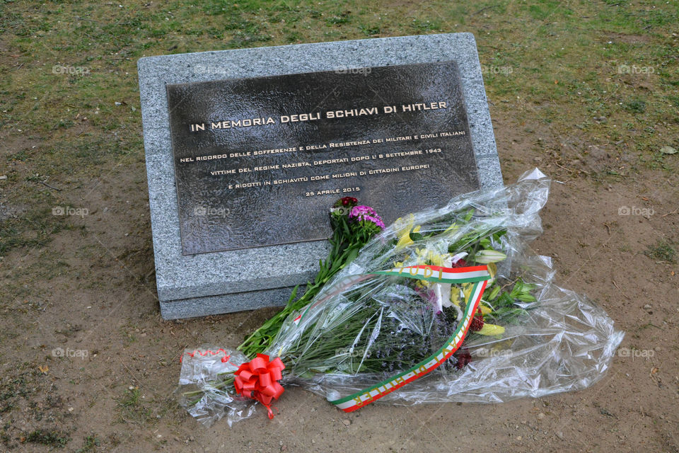 In Memory of Hitler's Slaves - Como, Lombardy, Italy.