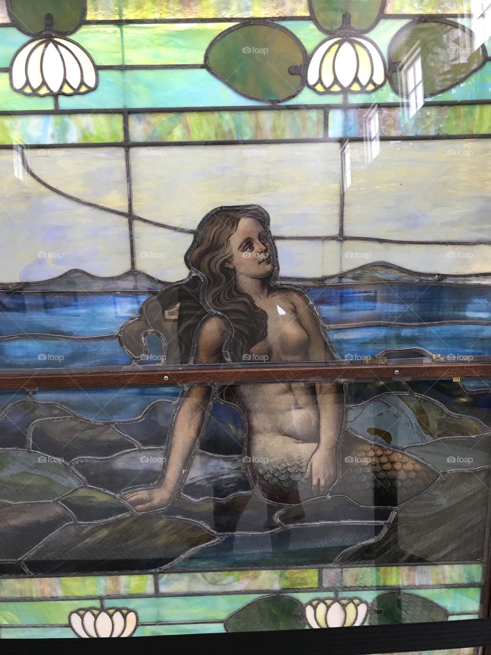 Stained glass hot springs bathhouse 