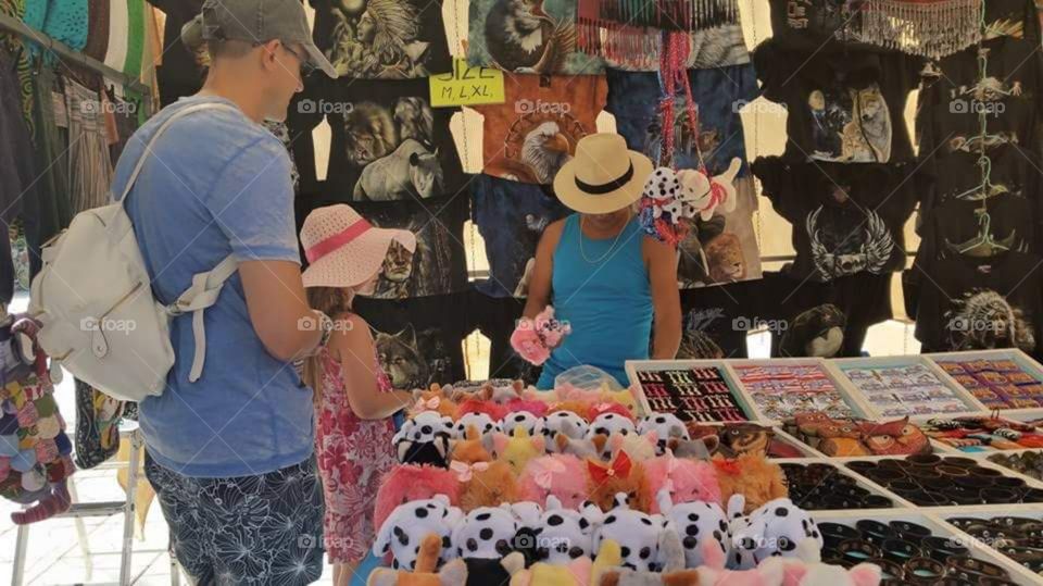 Friday market in Puerto de Morgan, gran canaria