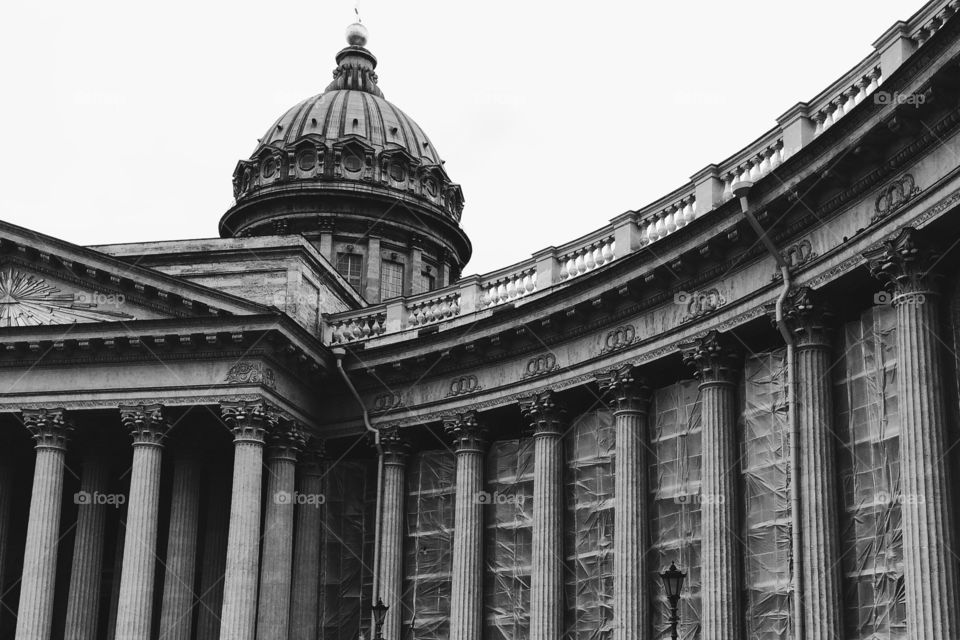 Kazan cathedral . Saint Petersburg attraction in its glory 