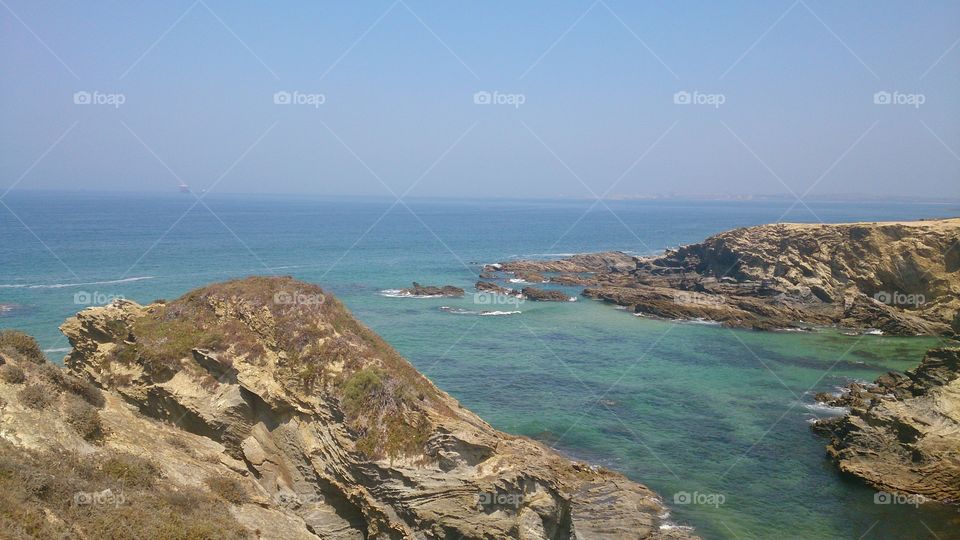 exotic place. sea and moutoun