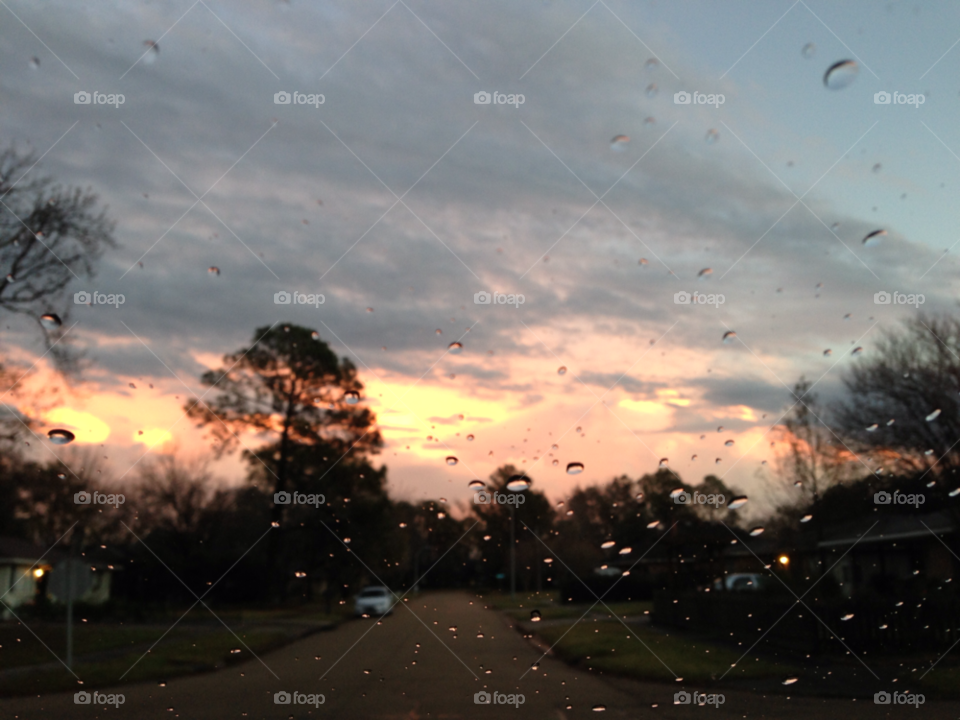 sky sunset sun rain by jc_cramer