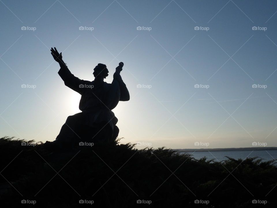 monument to Ukrainian bandurist