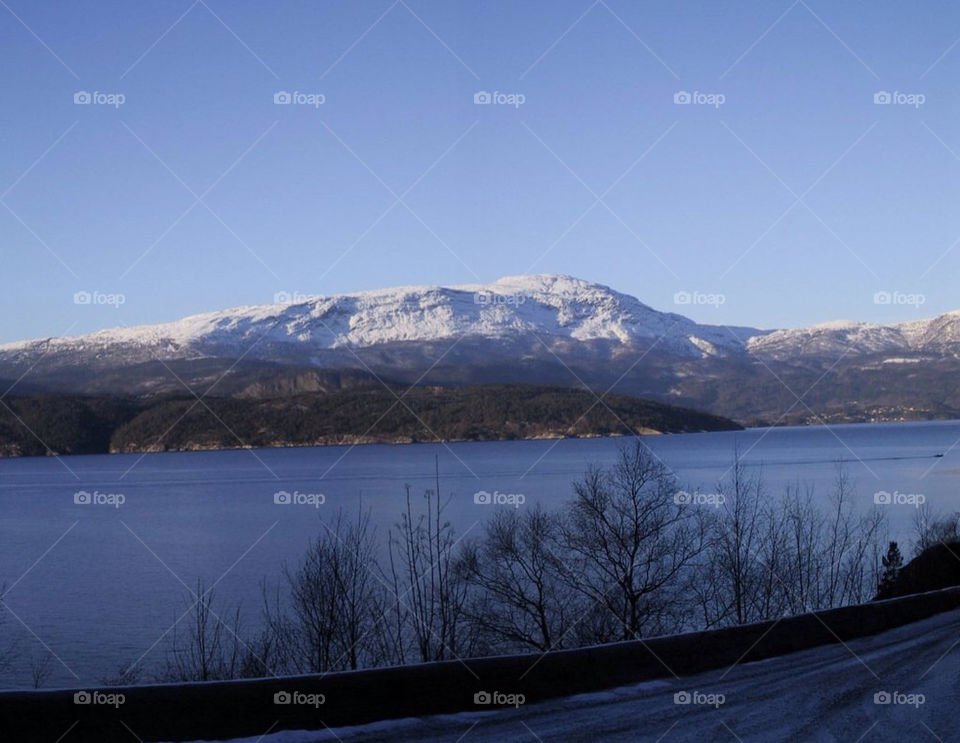 norway mountain fjord hardanger by osldwm