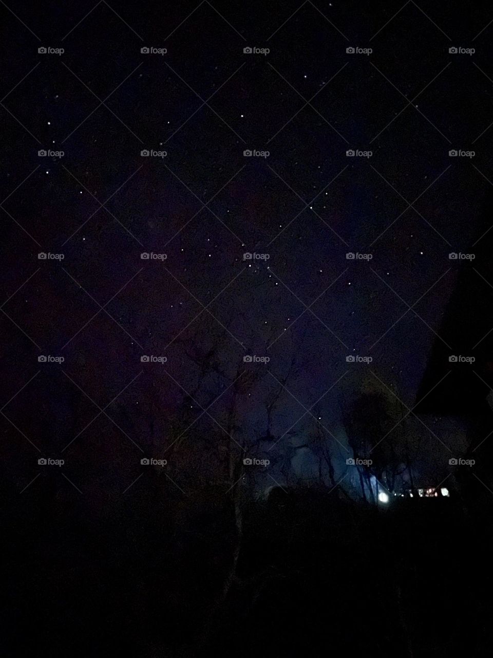 An evening on mountain countryside 