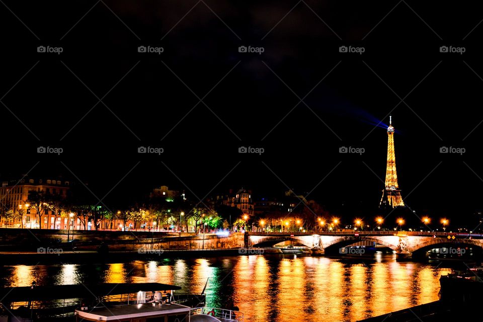 Paris at night