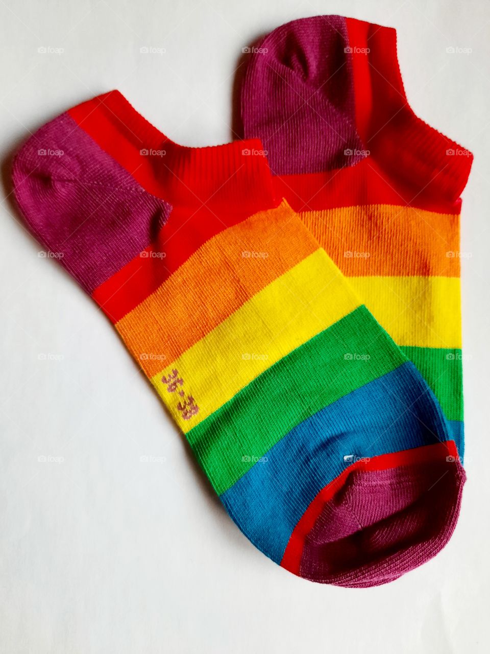 rainbow fóot socks