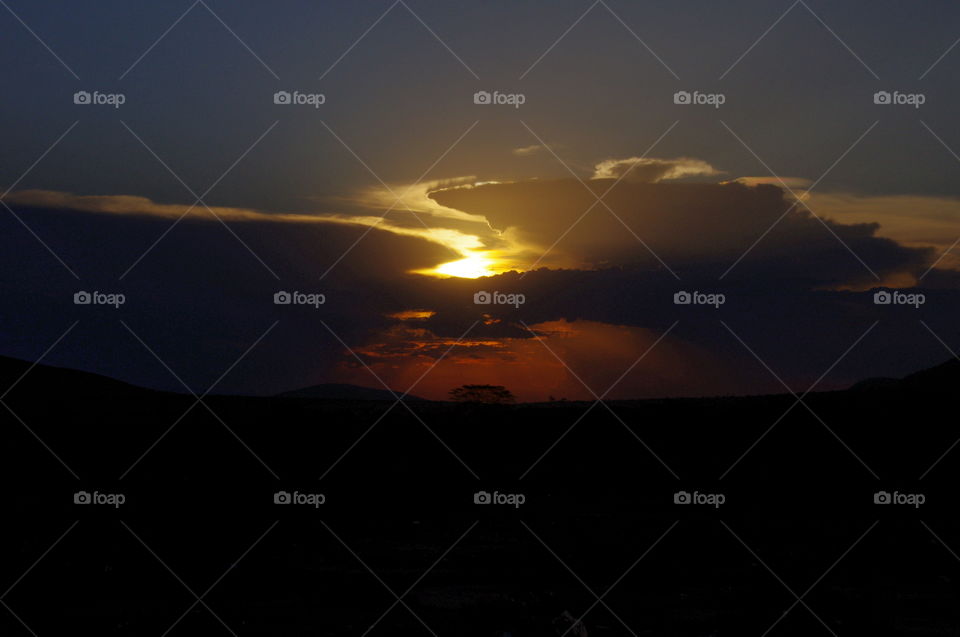Sunset in Africa 