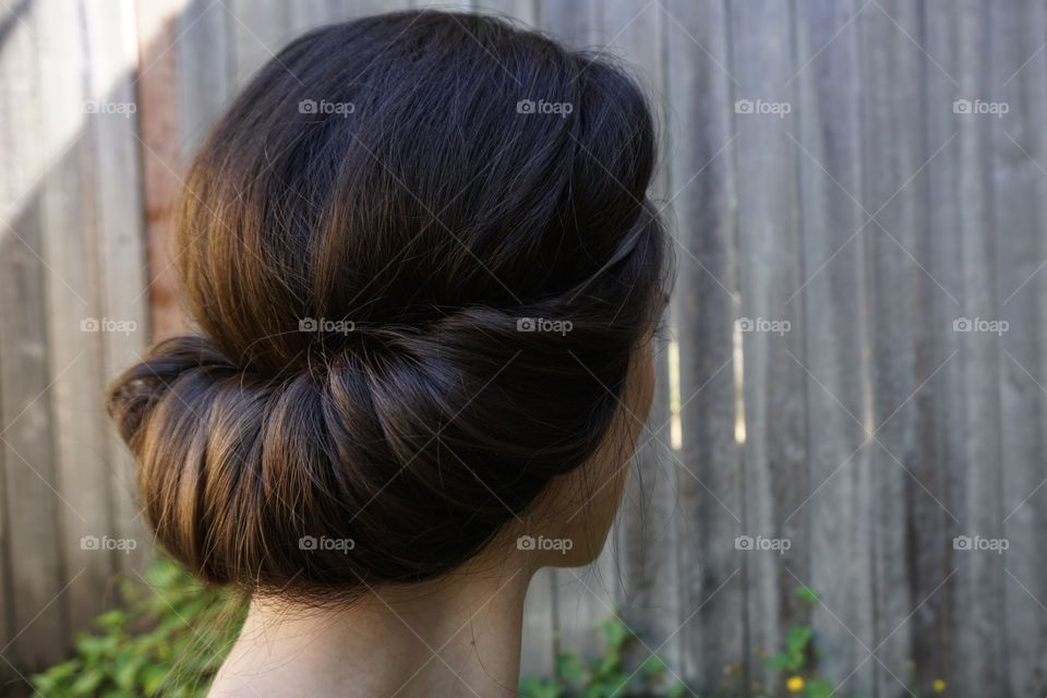 Hairbrain. The simplest, most elegant way possible to do one's hair.