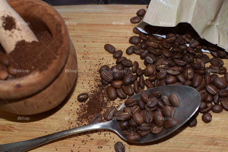 delicious coffee a grains