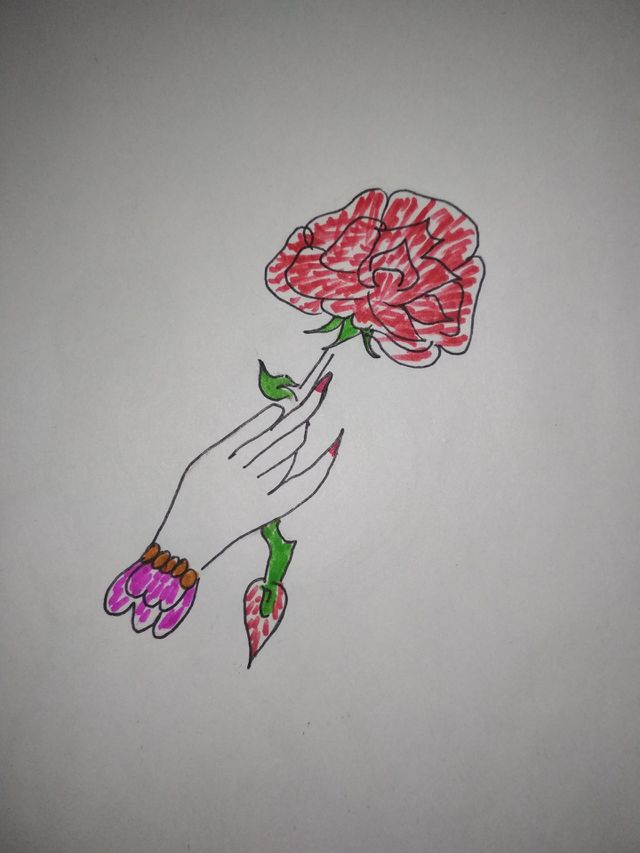 Lotus praposal by cute hand