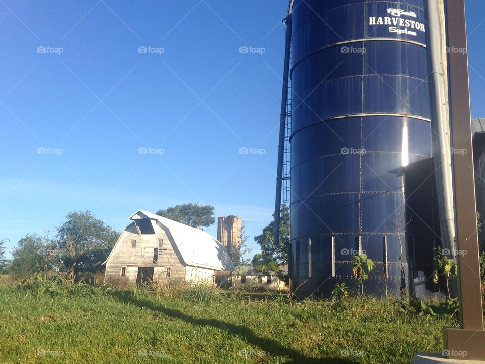 Old Barn and silo 