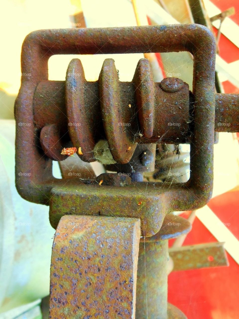 Rusty mechanical relic