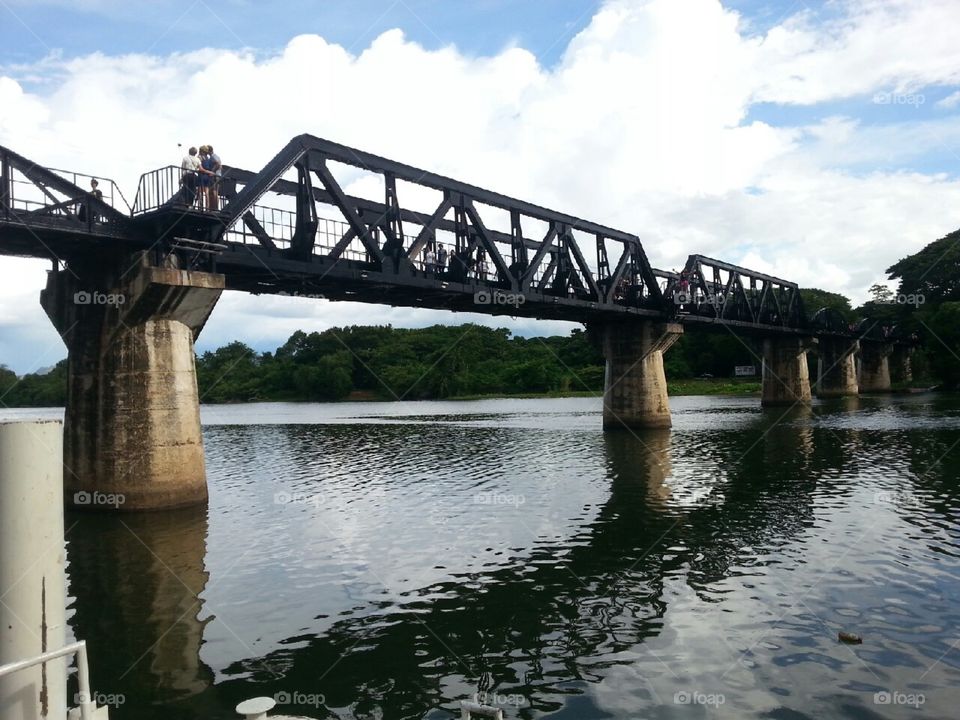 River Kwai Bridge in Kanchanaburi