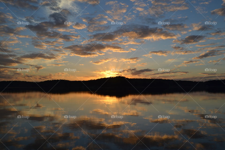 Lake Logan Martin Alabama Sunset