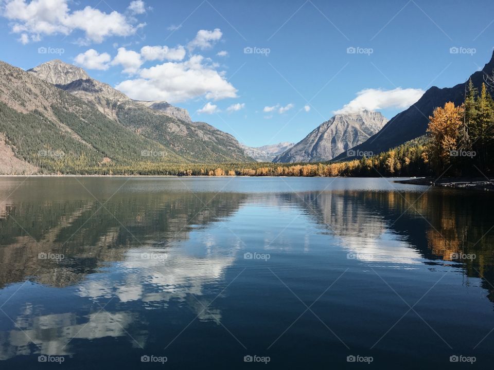 Lake McDonald reflection. 