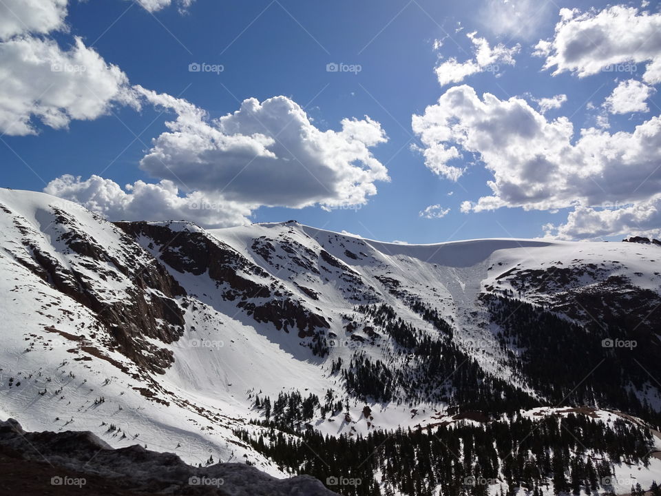 mountains snow