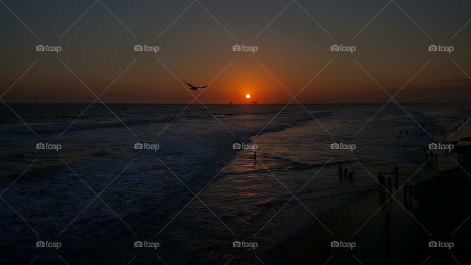 Huntington Beach sunset