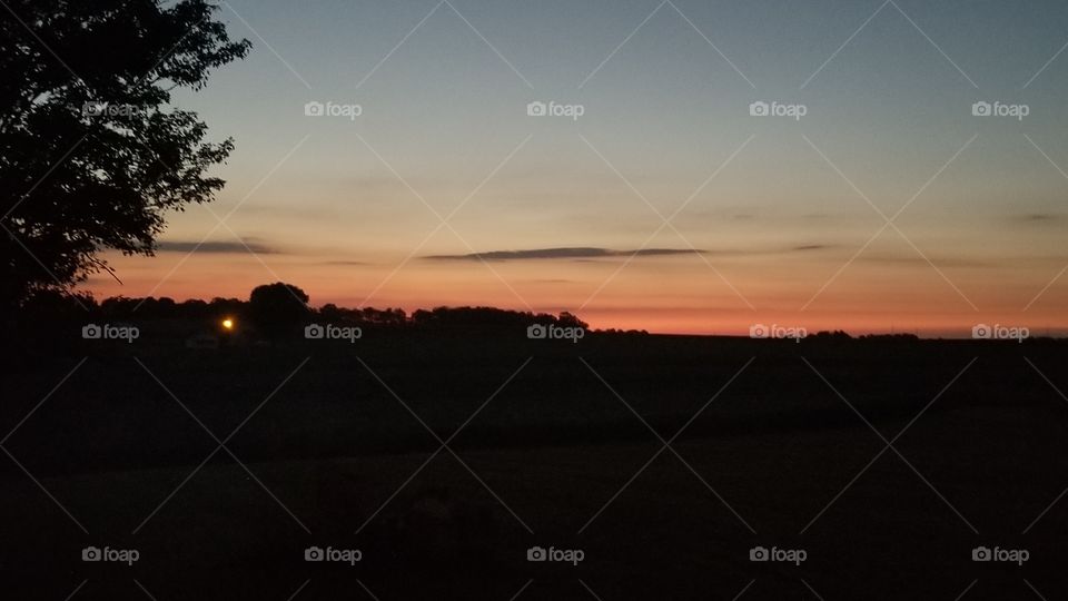 Indiana sunset