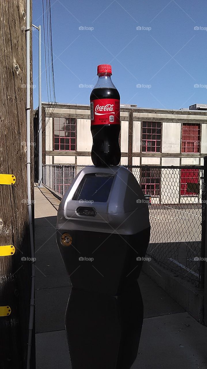 Coca Cola meter. alpha bike ride with my Coca Cola