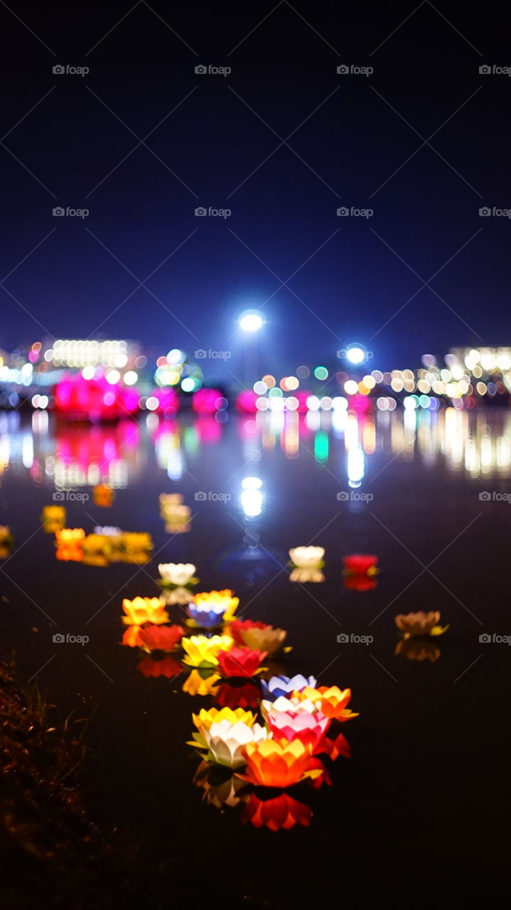 Lanterns on the lake