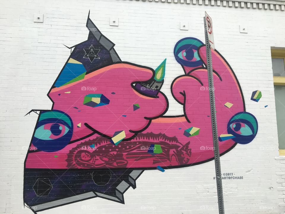 Street art in California 