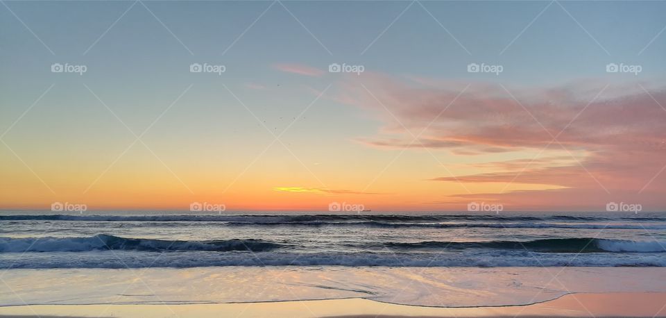 Beautiful sunset view