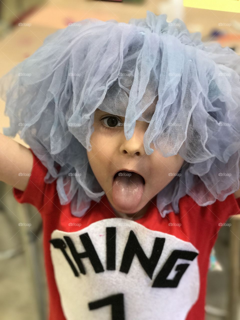 Thing 1 a Dr. Seuss day 