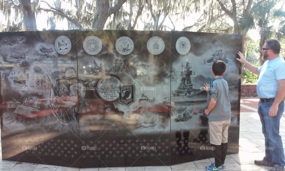 The interest of a child's history of our military.
