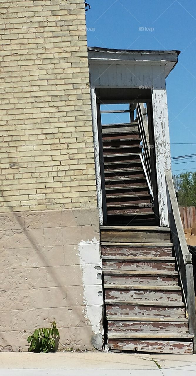 Building. Stairs