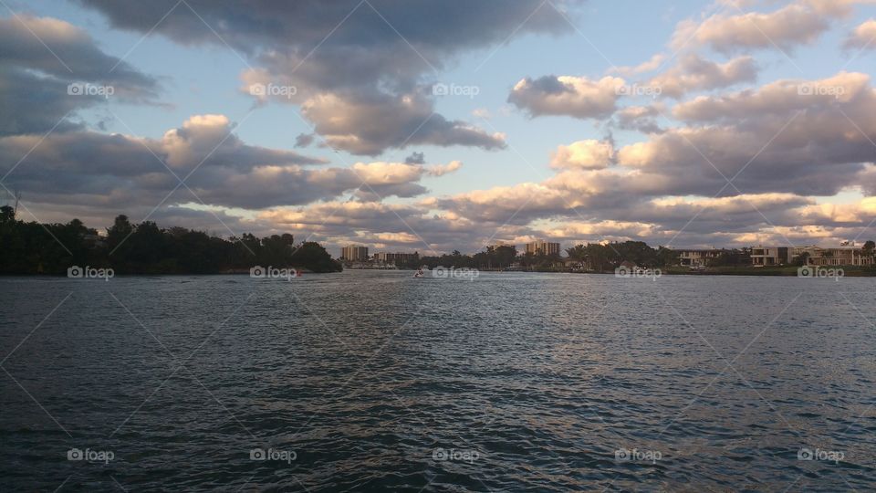 Sunset in the Intercostal, Florida