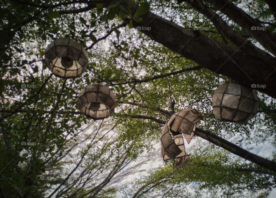 Old and worn out lanterns